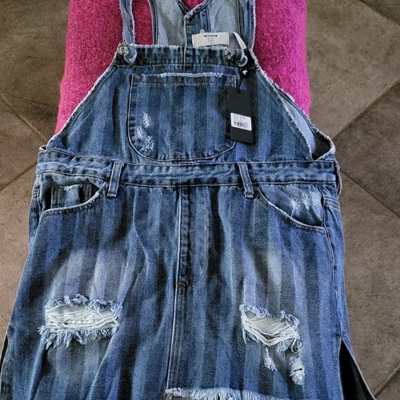 ONETEASPOON Dresses & Skirts - ONETEASPOON  Zephyr Overall Denim dress
